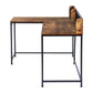 L-Shaped Computer Office Desk Space for Storage Roger