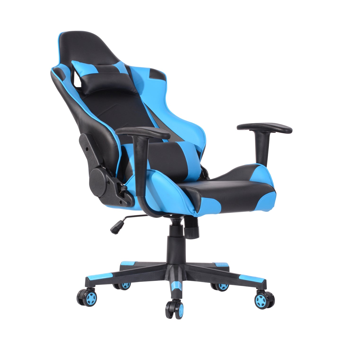 Gaming Chair Racing Office Chair Recliner Swivel Rocker with Headrest and Lumbar Pillow Roligesi