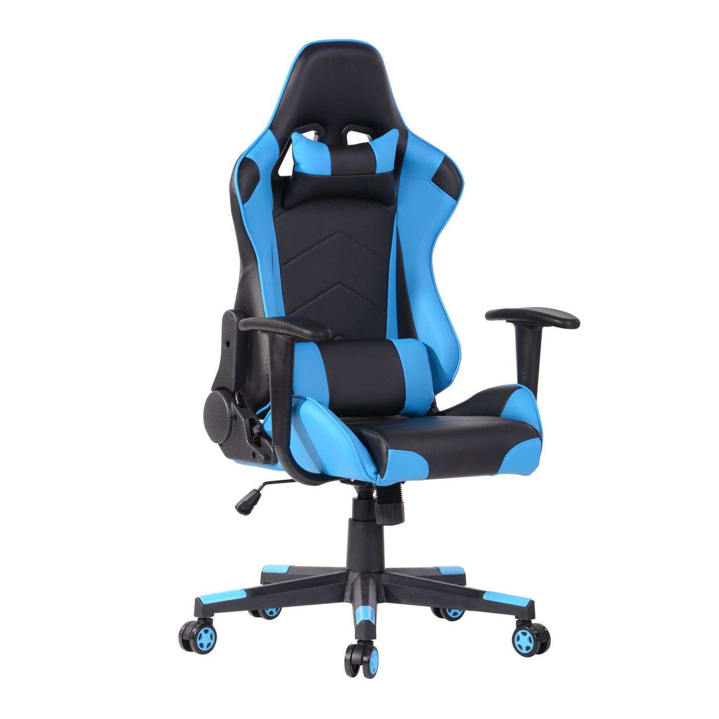 Gaming Chair Racing Office Chair Recliner Swivel Rocker with Headrest and Lumbar Pillow Roligesi