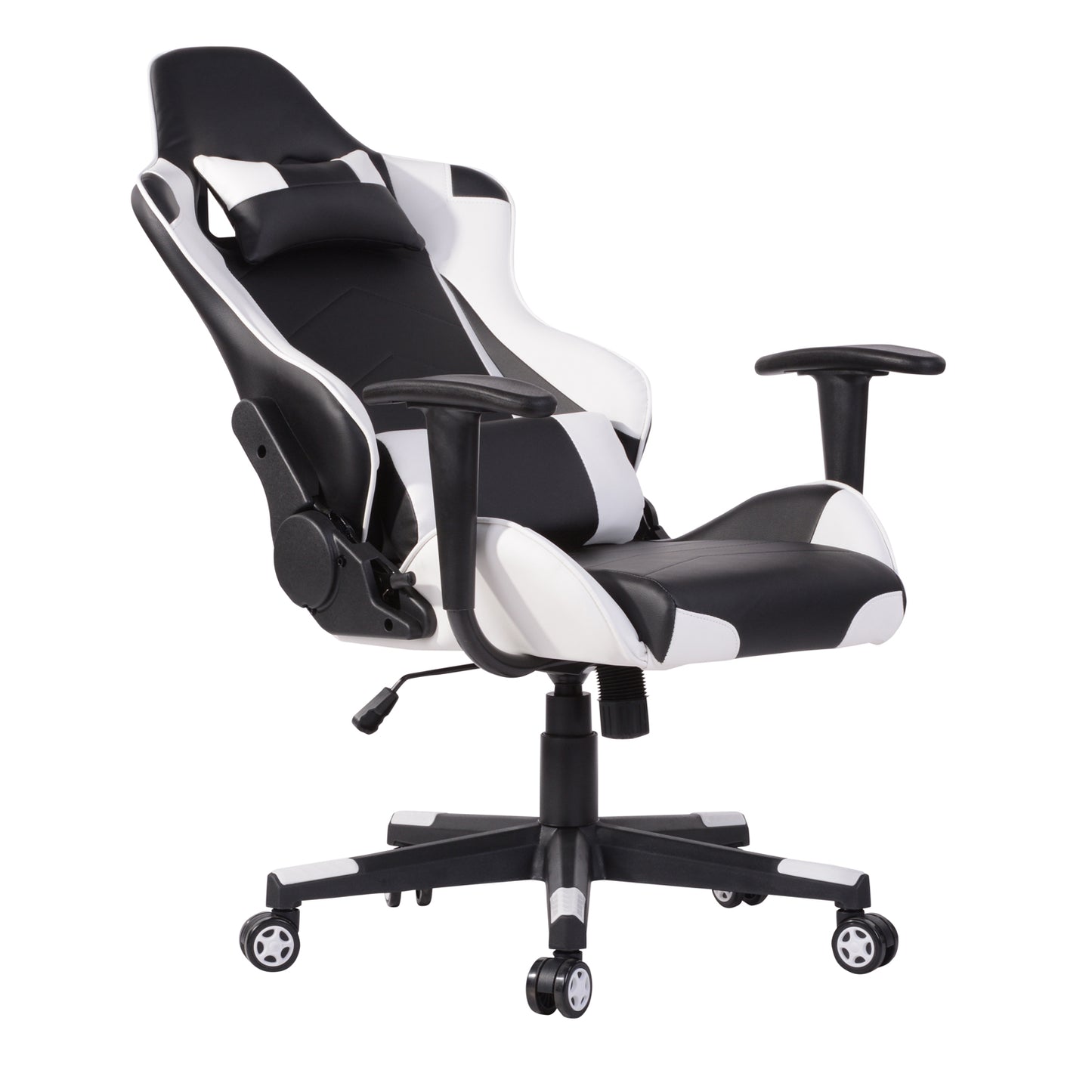 Gaming Chair Racing Office Chair Recliner Swivel Rocker with Headrest and Lumbar Pillow Roligesi