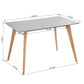 Modern Wooden Dining Table Rectangular Rookie