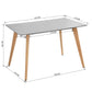 Modern Wooden Dining Table Rectangular Rookie
