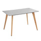 Modern Wooden Dining Table Rectangular Rookie