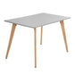 Modern Wooden Dining Table Rectangular Rookie