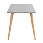 Modern Wooden Dining Table Rectangular Rookie
