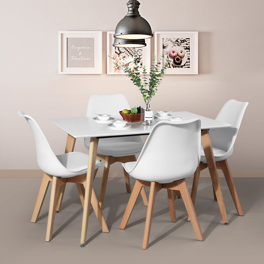 Modern Wooden Dining Table Rectangular Rookie