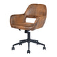 Suede Upholstered Swivel Ergonomic Home Office Chair Armrest Ross