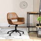 Suede Upholstered Swivel Ergonomic Home Office Chair Armrest Ross