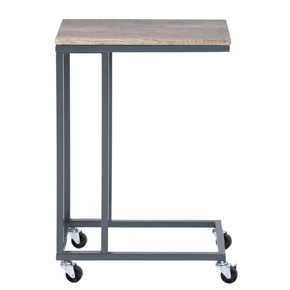 Sofa Side Table Narrow C Shaped for Bed Couch Rozelle