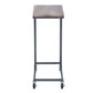 Sofa Side Table Narrow C Shaped for Bed Couch Rozelle