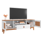 TV Stand Esmeralda 60" White/Noce