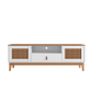 TV Stand Esmeralda 60" White/Noce