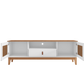 TV Stand Esmeralda 60" White/Noce