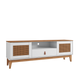 TV Stand Esmeralda 60" White/Noce
