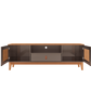 TV Stand Esmeralda 60" Pearl Grey/Noce