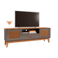 TV Stand Esmeralda 60" Pearl Grey/Noce