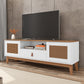 TV Stand Esmeralda 60" White/Noce