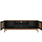 TV Stand Esmeralda 60" Black/Noce