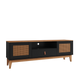 TV Stand Esmeralda 60" Black/Noce