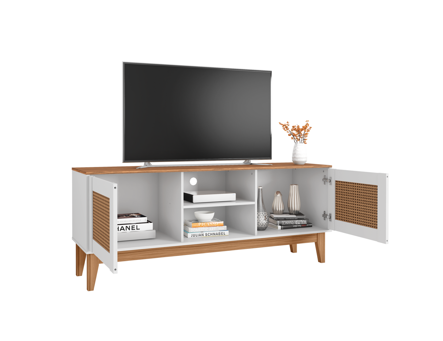 TV Stand Safira  White/Noce