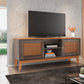 TV Stand Safira  Pearl Grey/Noce