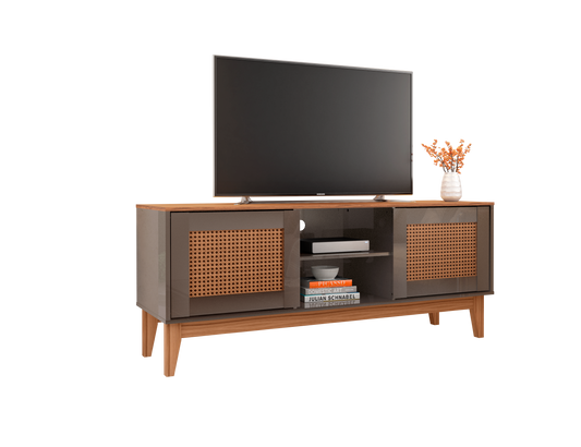 TV Stand Safira  Pearl Grey/Noce