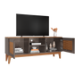 TV Stand Safira  Pearl Grey/Noce