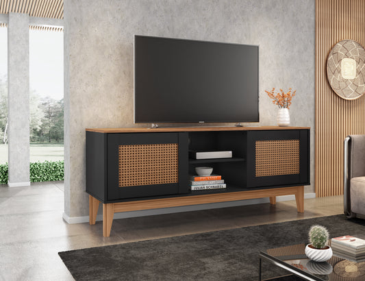 TV Stand Safira  Black/Noce