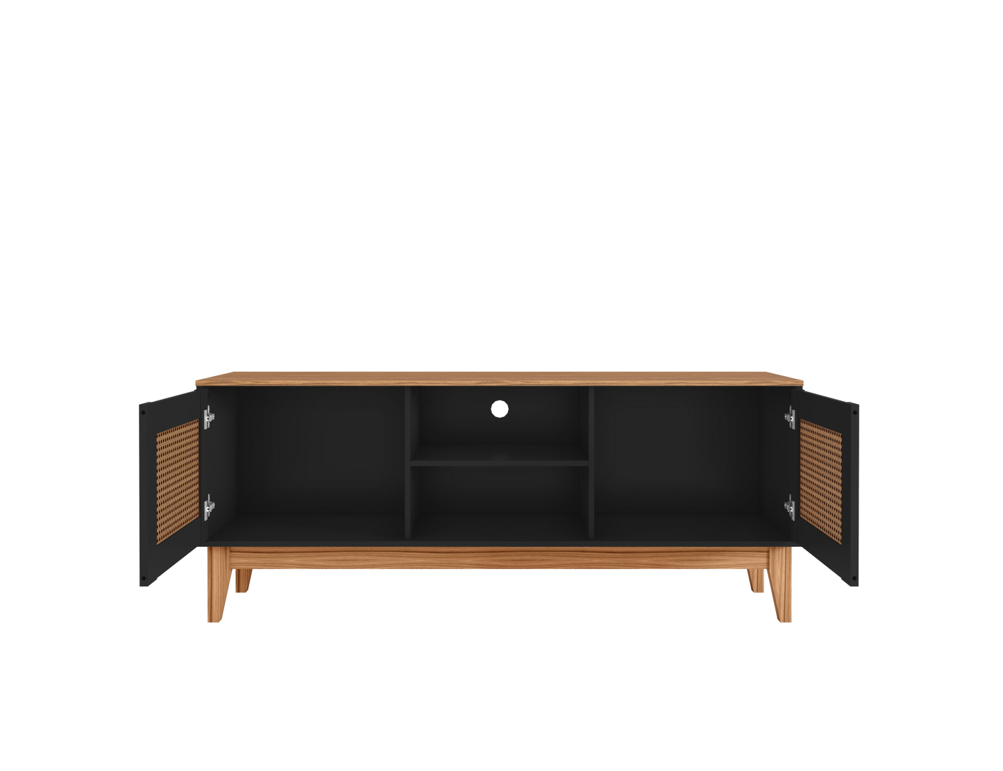 TV Stand Safira  Black/Noce