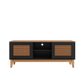 TV Stand Safira  Black/Noce
