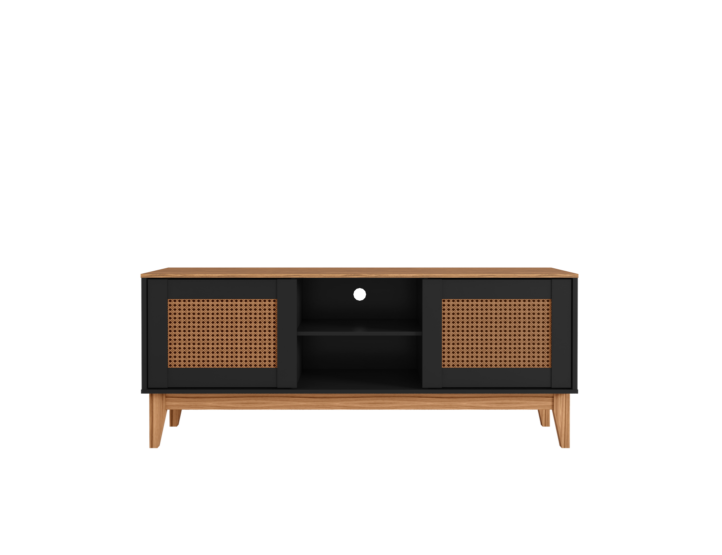 TV Stand Safira  Black/Noce