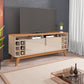 TV Stand Wine 1,35M Off White/Noce
