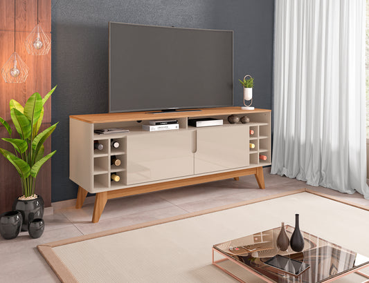 TV Stand Wine 1,35M Off White/Noce
