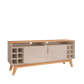 TV Stand Wine 1,6M Off White/Noce