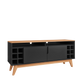 TV Stand Wine 1,6M Black/Noce