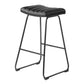 Barstools PU Upholstered Backless Bar Stools Saddlebar