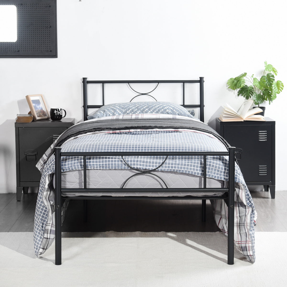 Single Bed Metal Bed Frame Sane