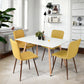 Dining Chairs Fabric Upholstered Metal Legs Scargill
