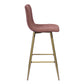 Barstools Fabric Upholstered Golden Legs Bar Stools Scargill