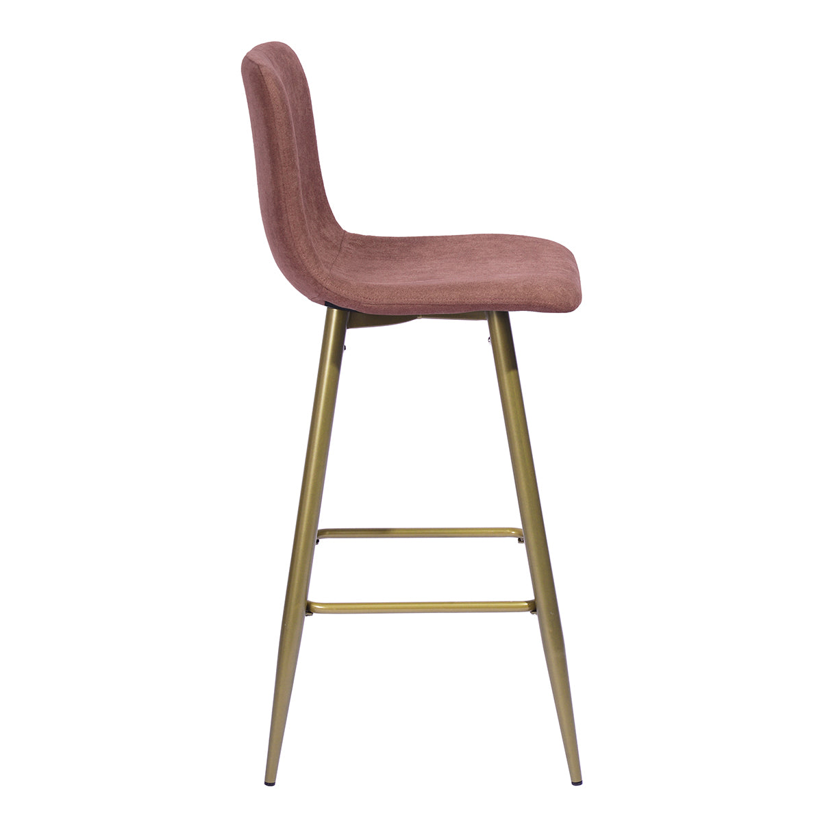 Barstools Fabric Upholstered Golden Legs Bar Stools Scargill