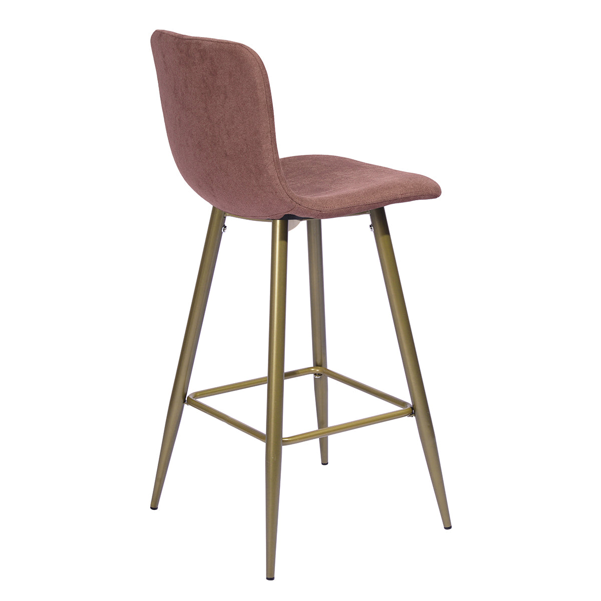 Barstools Fabric Upholstered Golden Legs Bar Stools Scargill