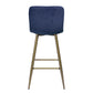Barstools Fabric Upholstered Golden Legs Bar Stools Scargill