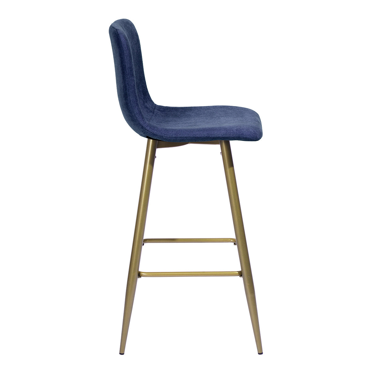 Barstools Fabric Upholstered Golden Legs Bar Stools Scargill