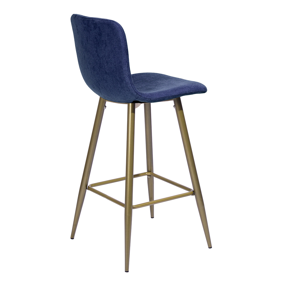 Barstools Fabric Upholstered Golden Legs Bar Stools Scargill