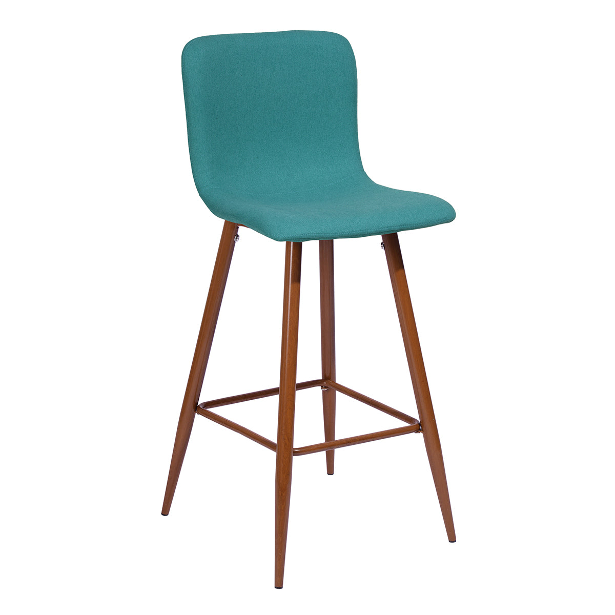 Barstools Fabric Upholstered Golden Legs Bar Stools Scargill