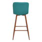Barstools Fabric Upholstered Golden Legs Bar Stools Scargill