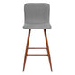 Barstools Fabric Upholstered Golden Legs Bar Stools Scargill