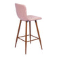 Barstools Fabric Upholstered Golden Legs Bar Stools Scargill