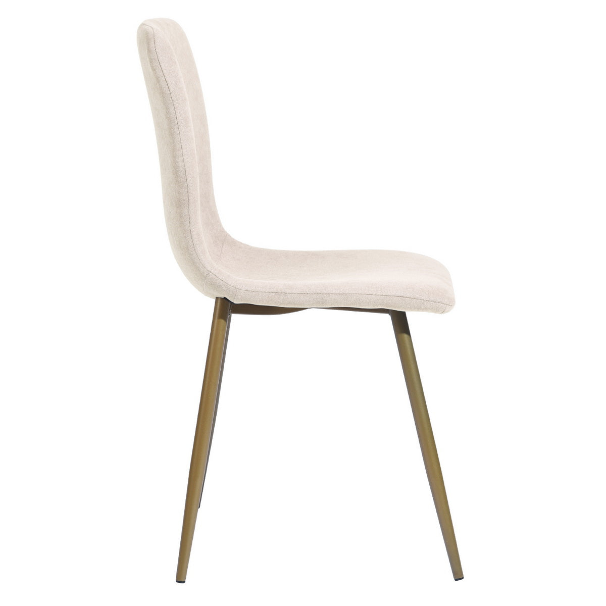 Dining Chairs Fabric Upholstered Metal Legs Scargill