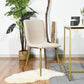 Dining Chairs Fabric Upholstered Metal Legs Scargill
